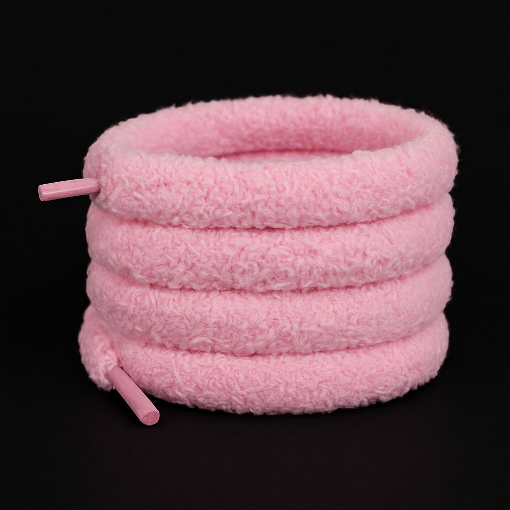 Lacet fluffy rose