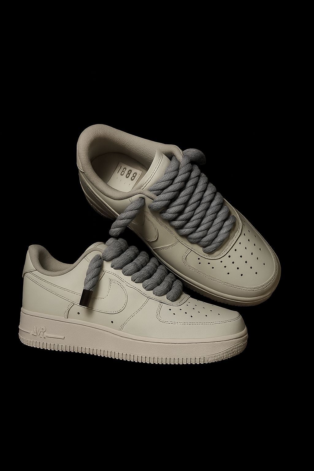 Air Force 1 Custom sneakers en gris