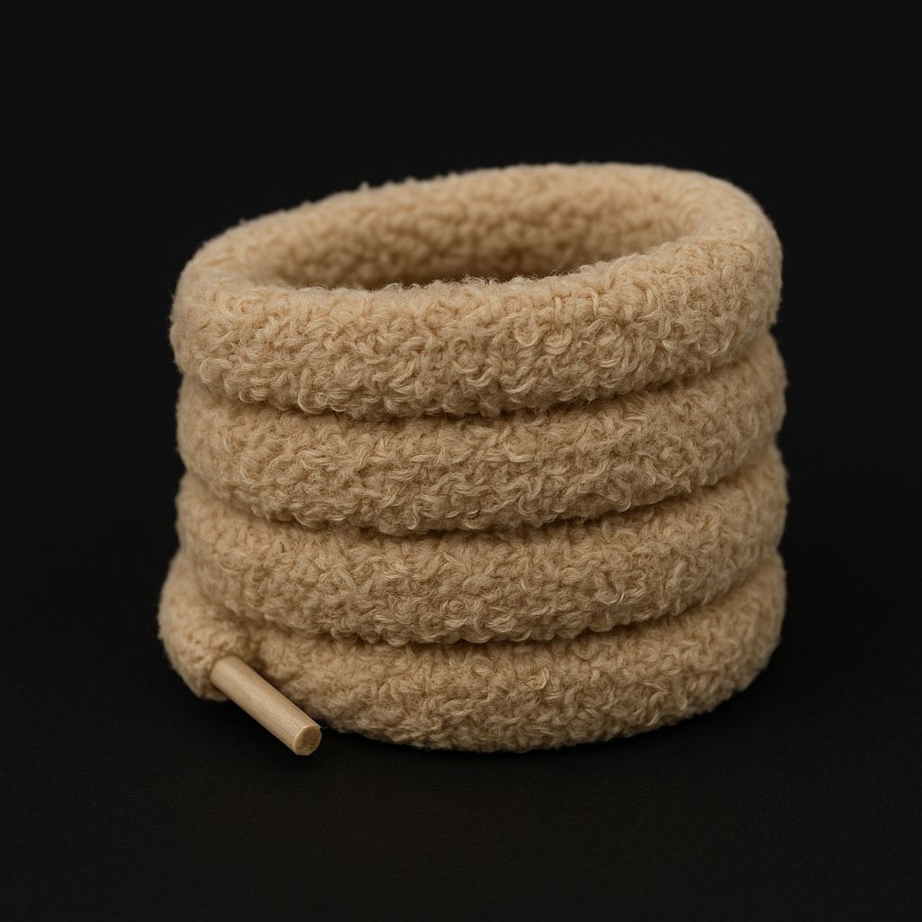 Lacet fluffy beige