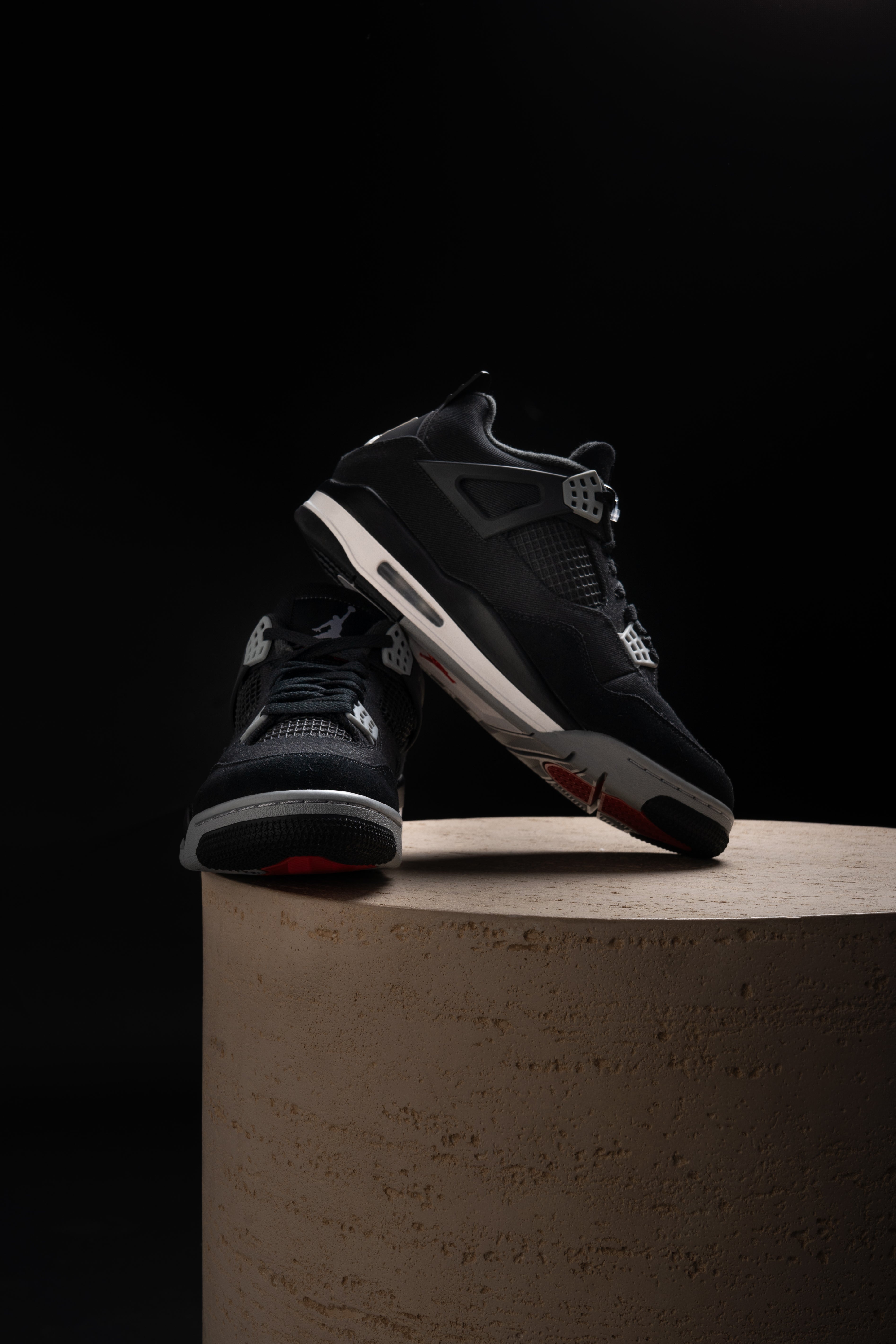 Air Jordan 4 Black Canvas
