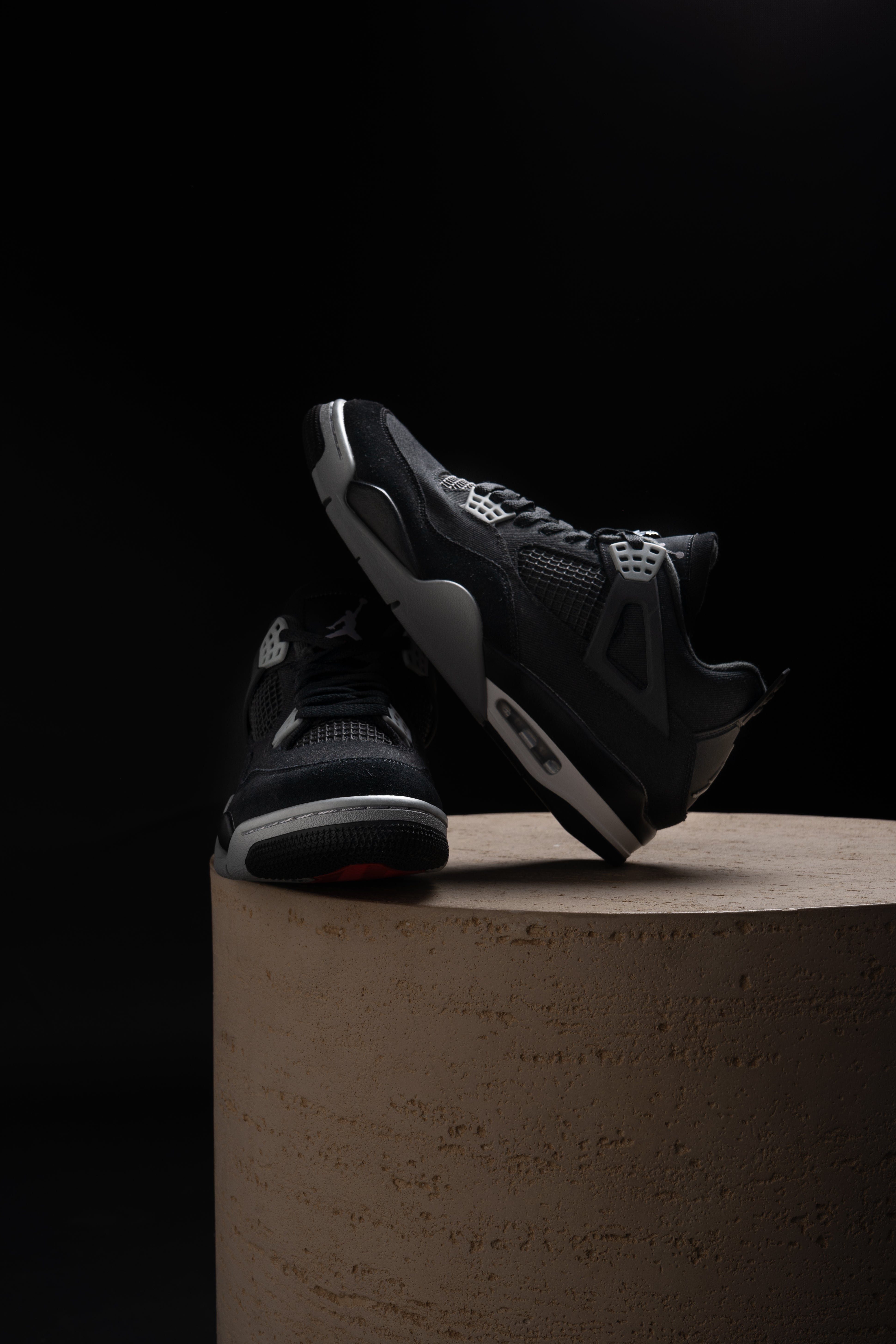 Air Jordan 4 Black Canvas