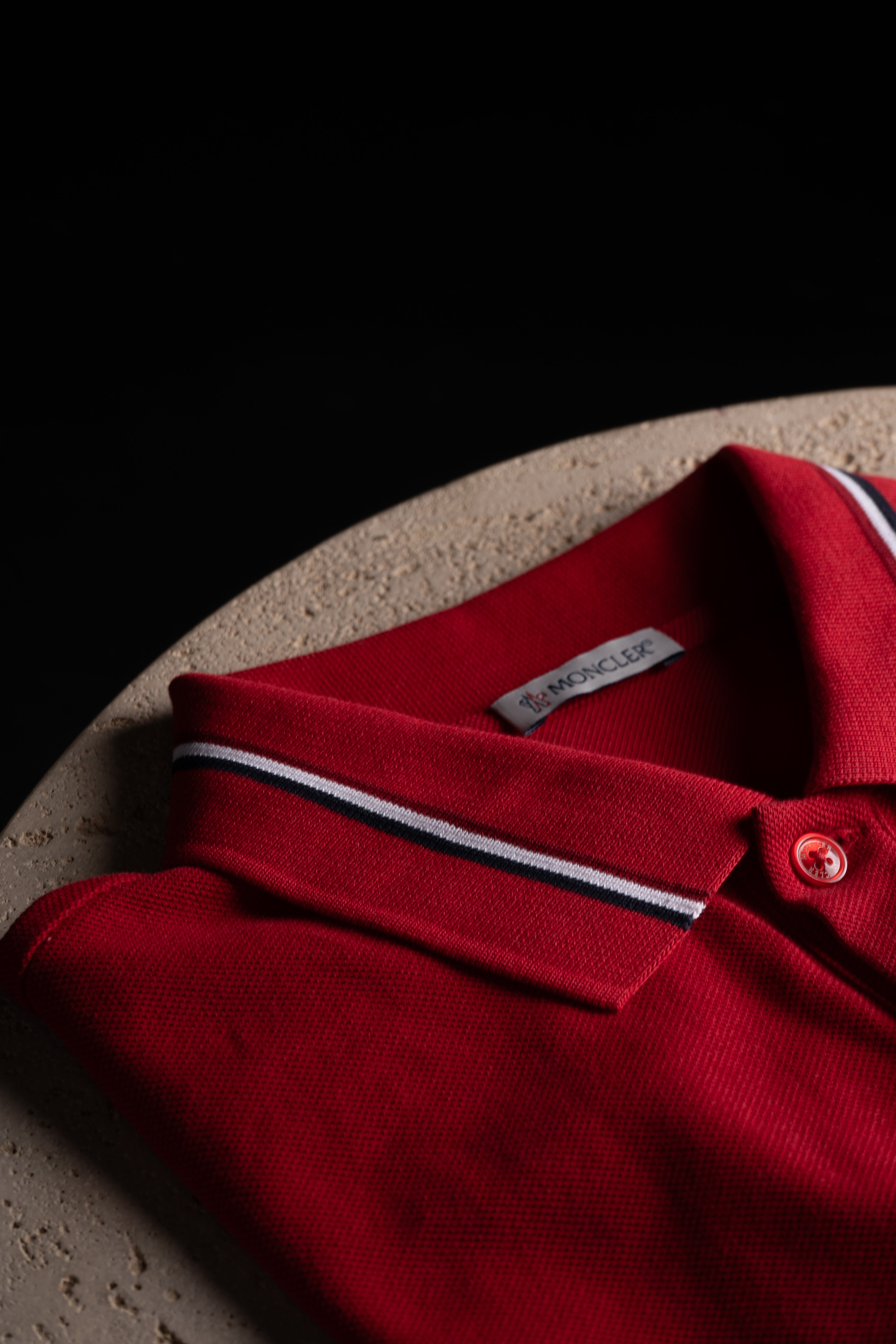 Col du Polo Moncler Rouge