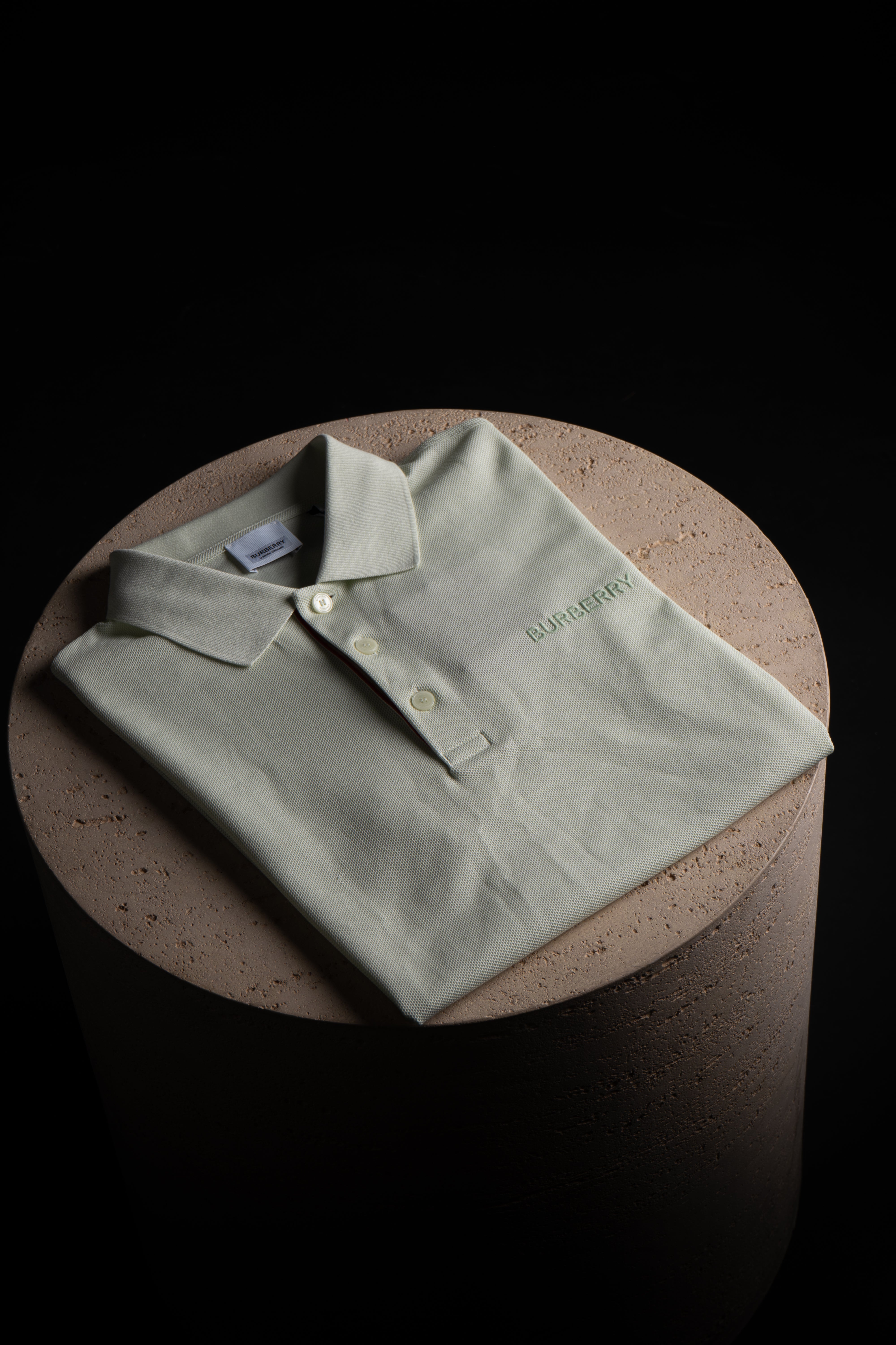 Polo Burberry Vert pâle
