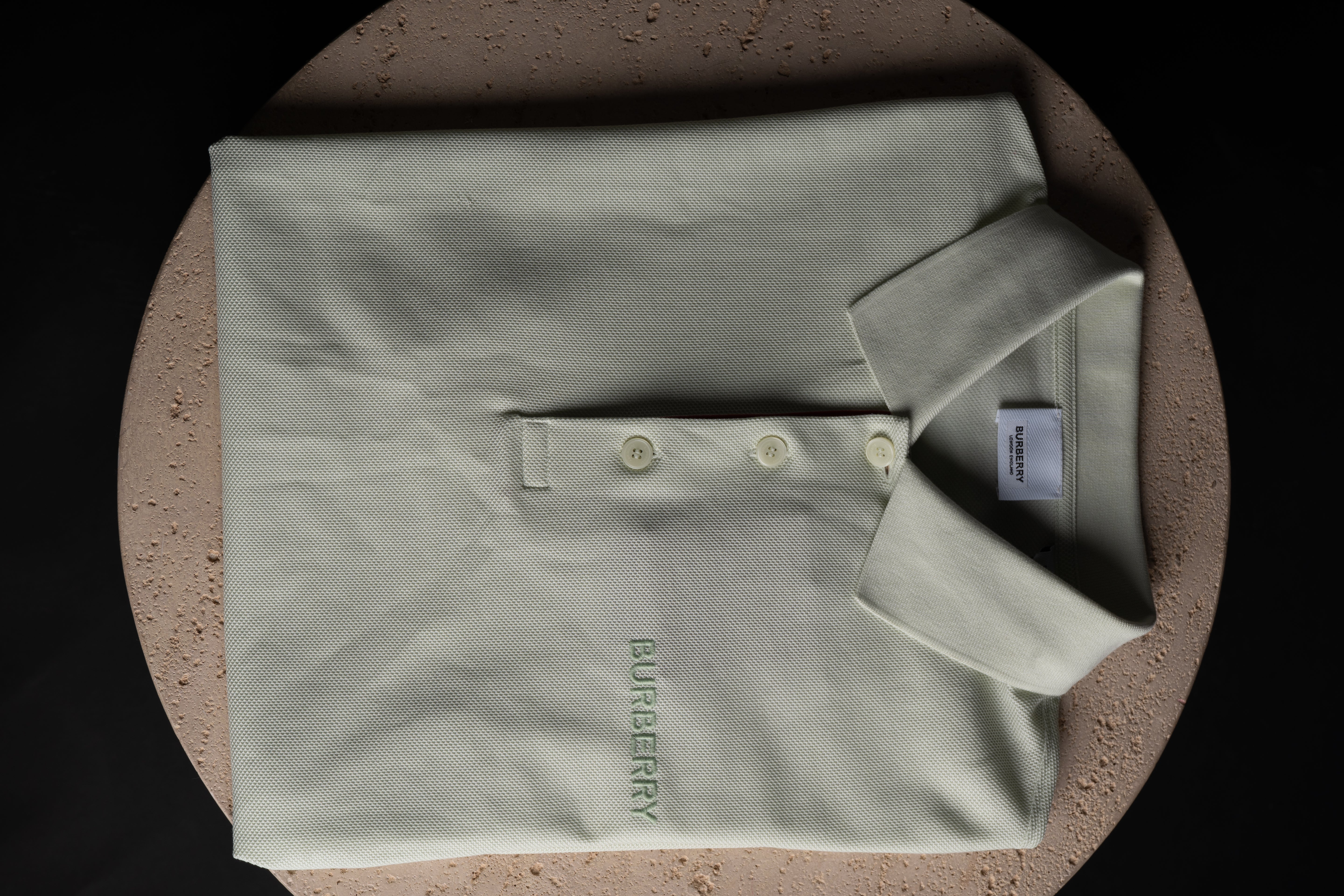 Polo Burberry Vert pâle