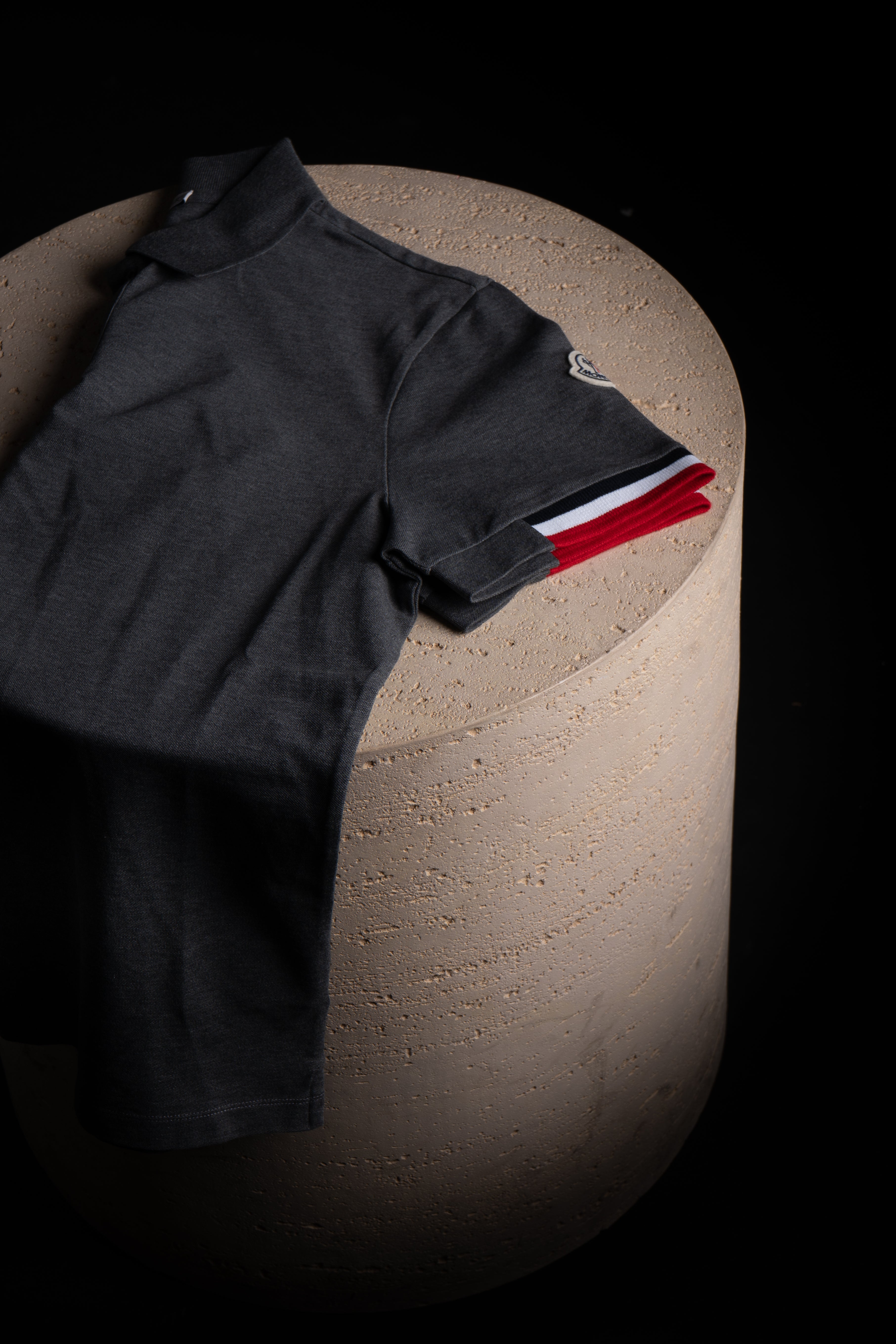 Polo Moncler Gris foncé