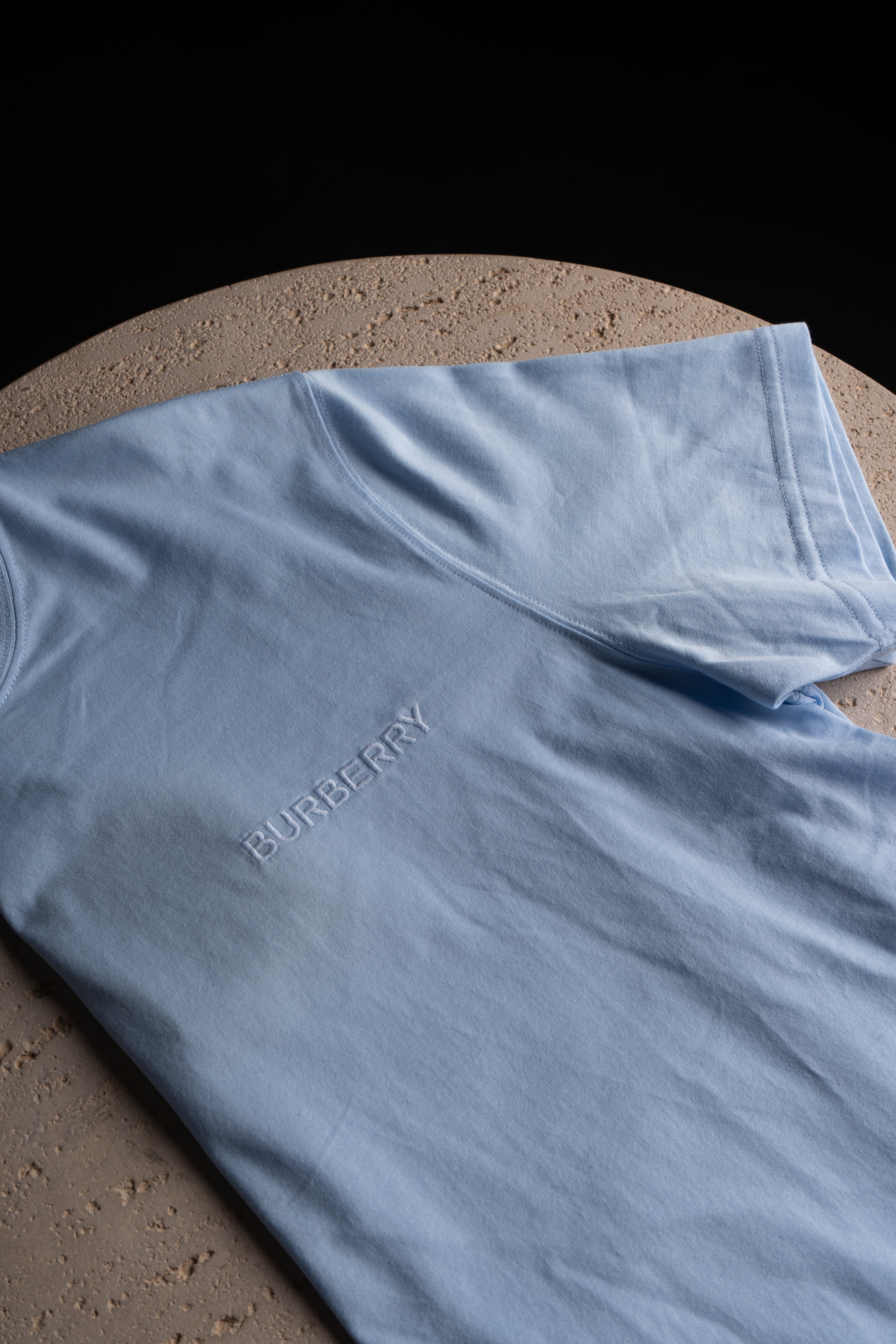 T-shirt Burberry Bleu Clair