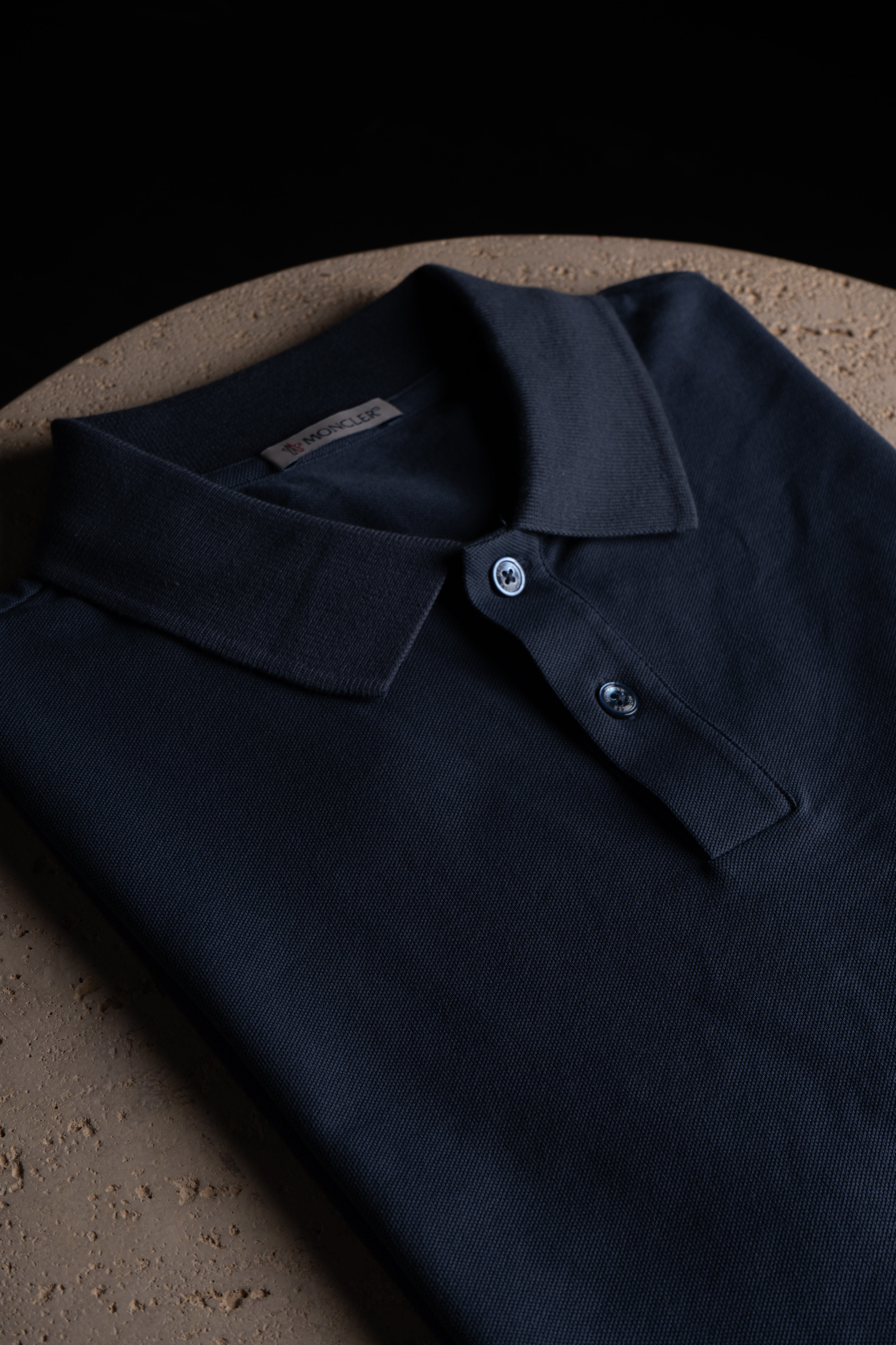 Polo Moncler Bleu Marine