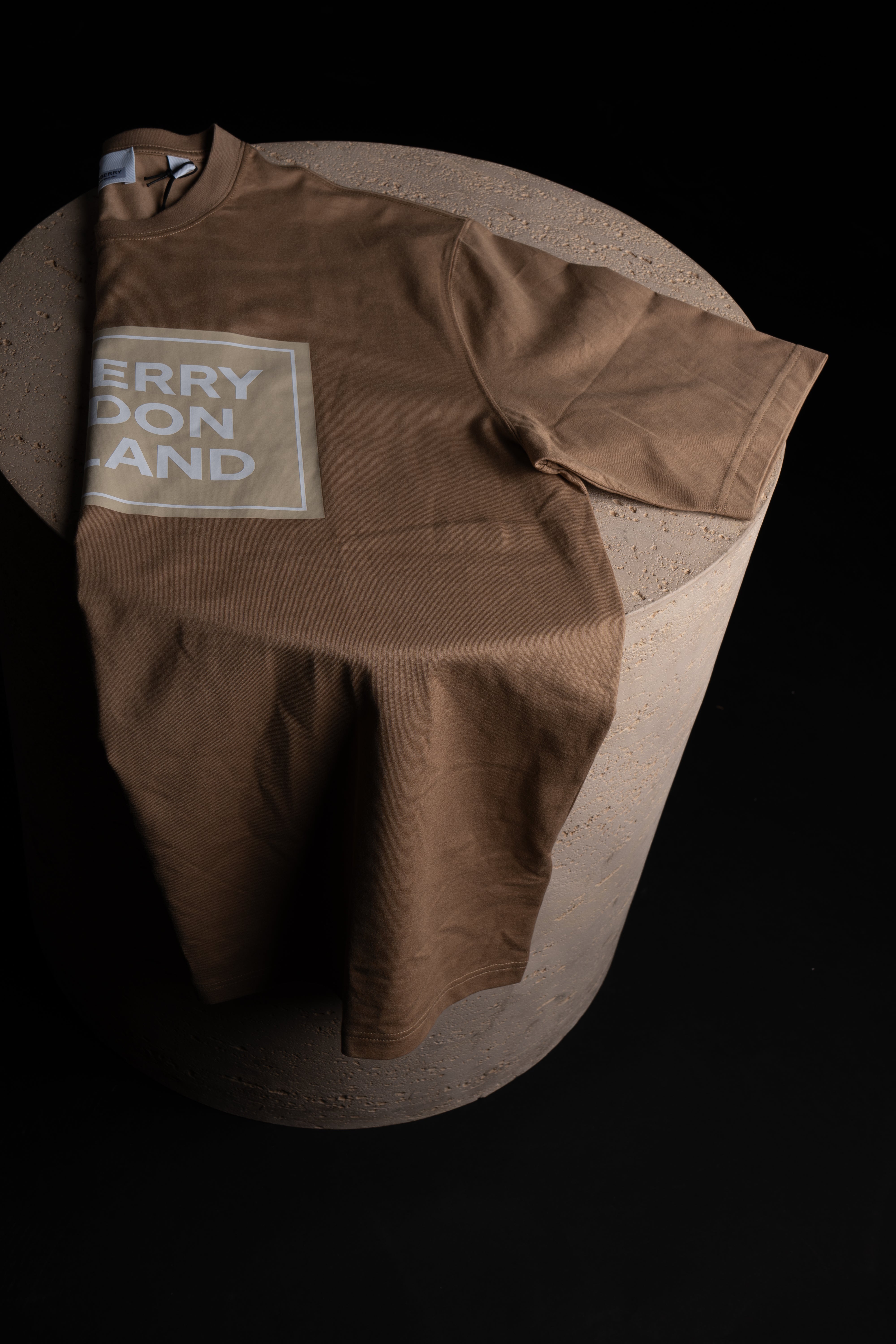 T-shirt Burberry London Beige Foncé