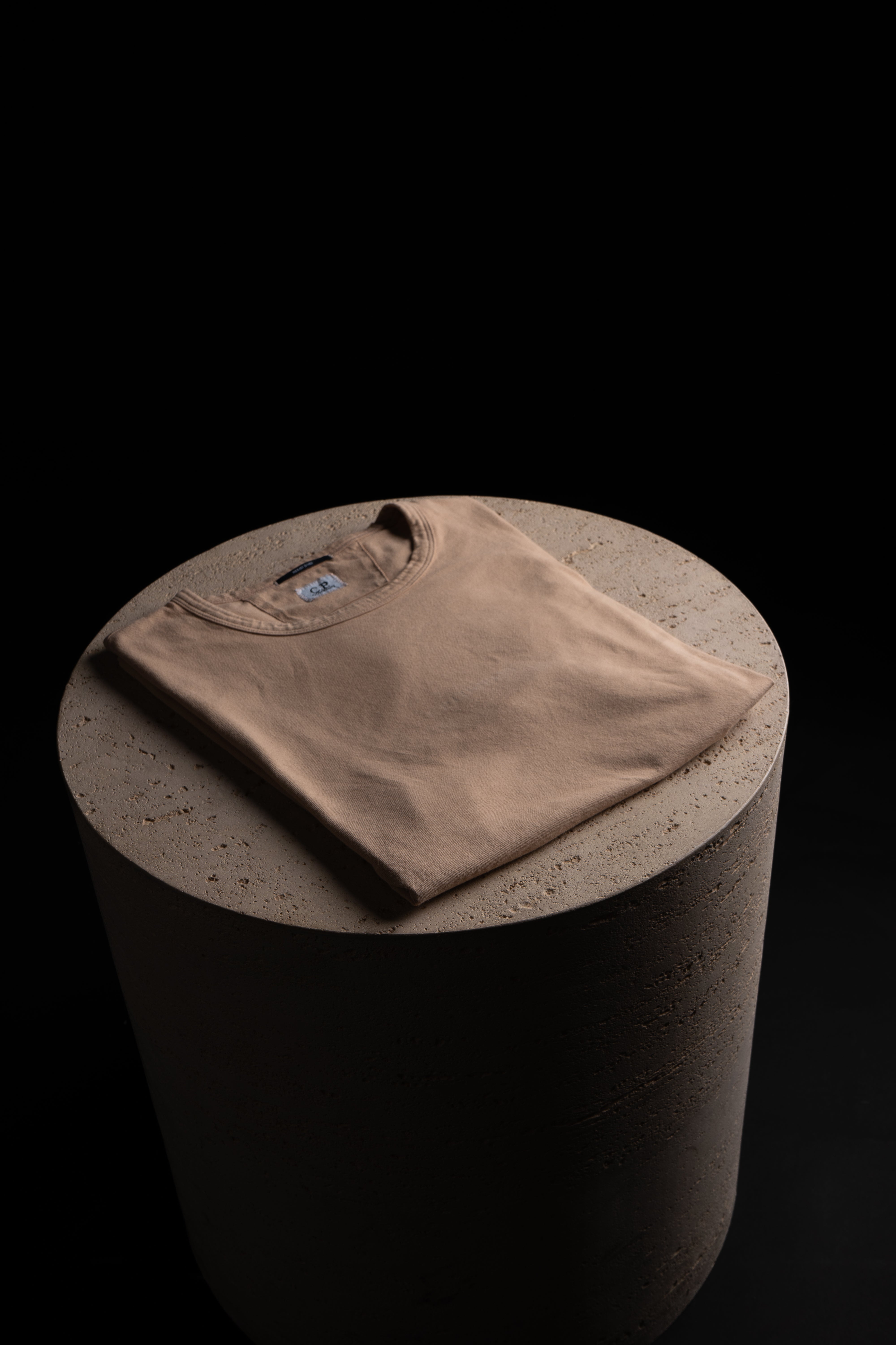T-shirt CP Company Beige Foncé
