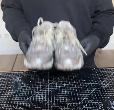 Vidéo nettoyage paire de sneakers