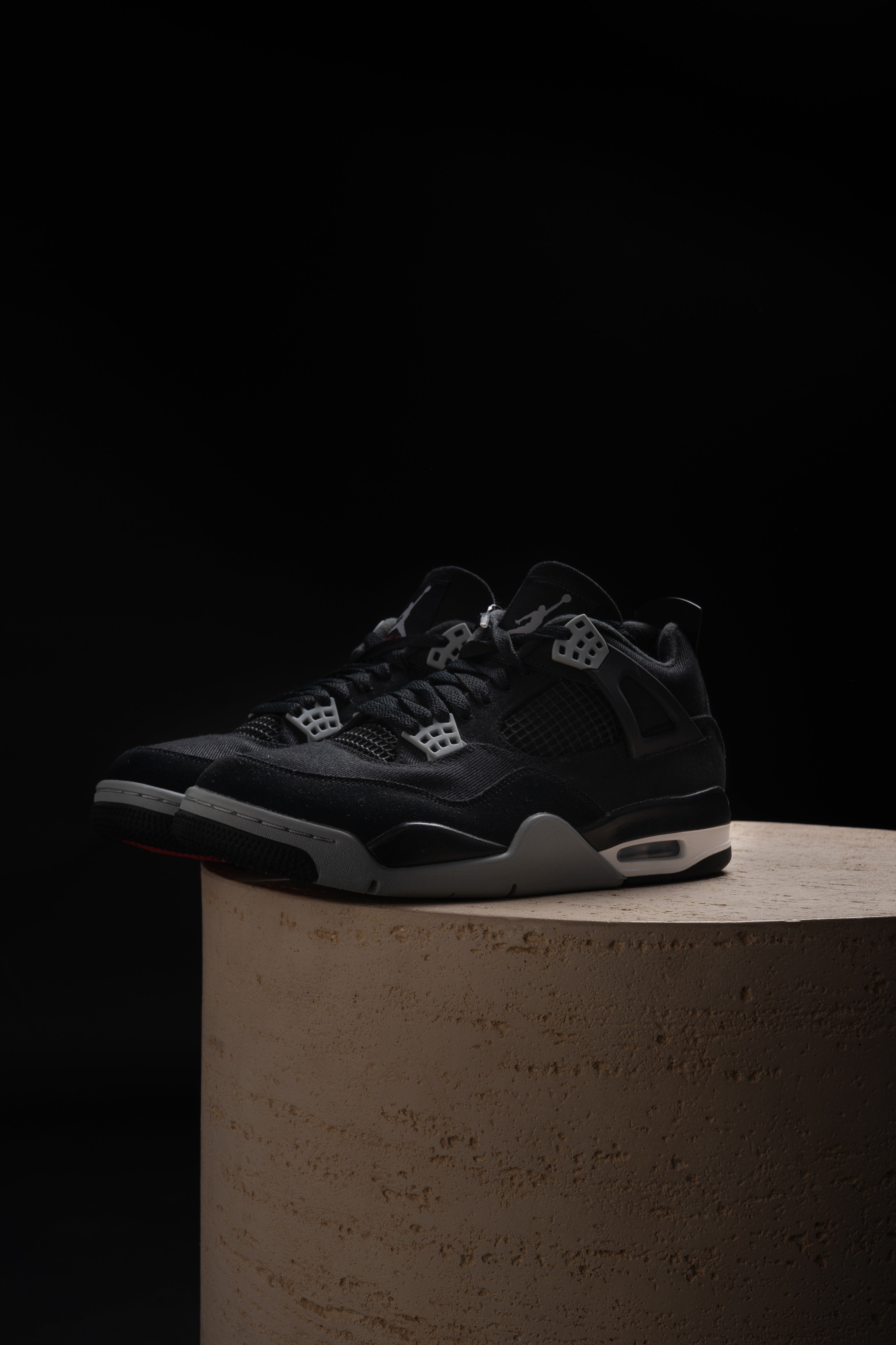 Air Jordan 4 Black Canvas