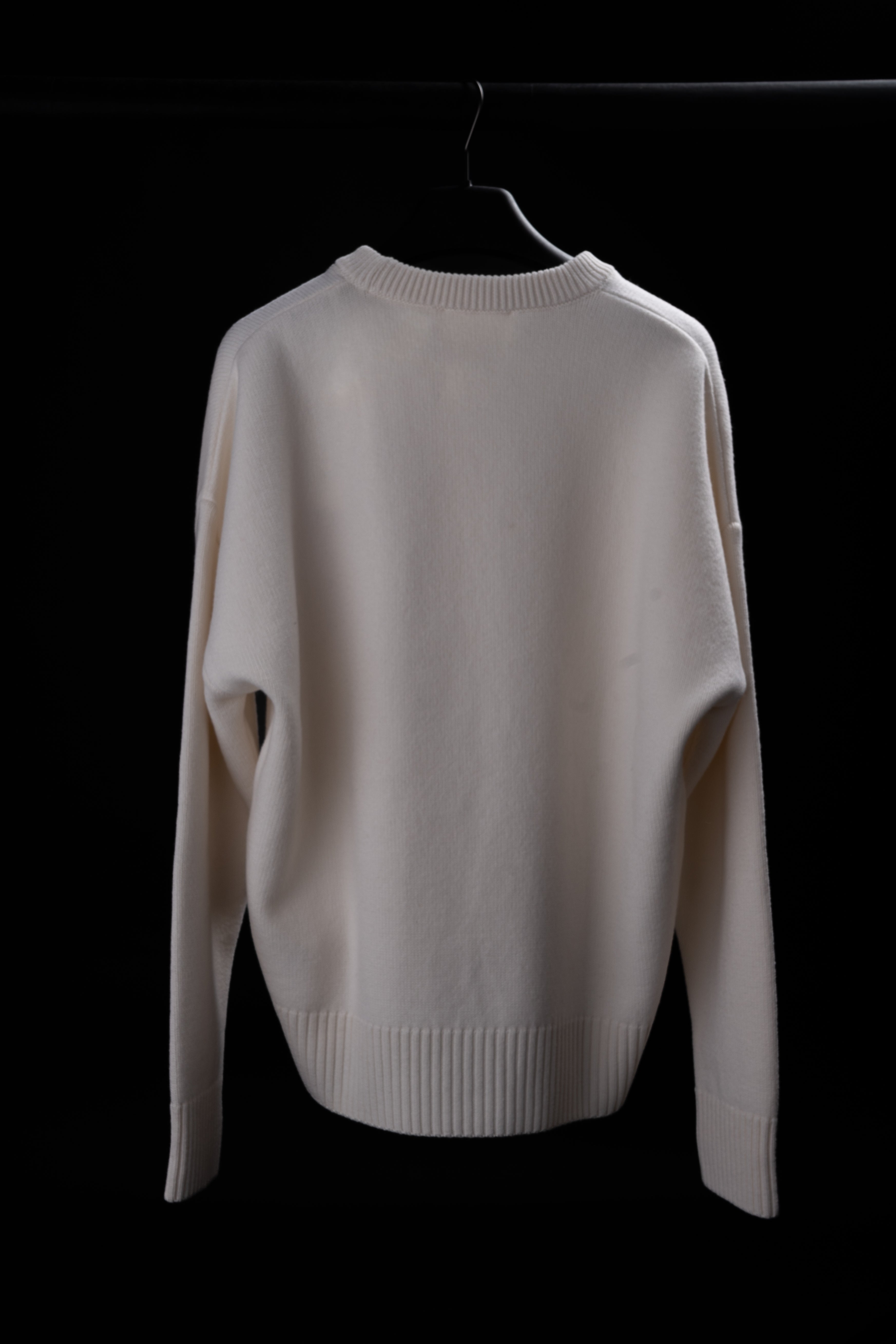 Dos du Pull Ami paris Blanc