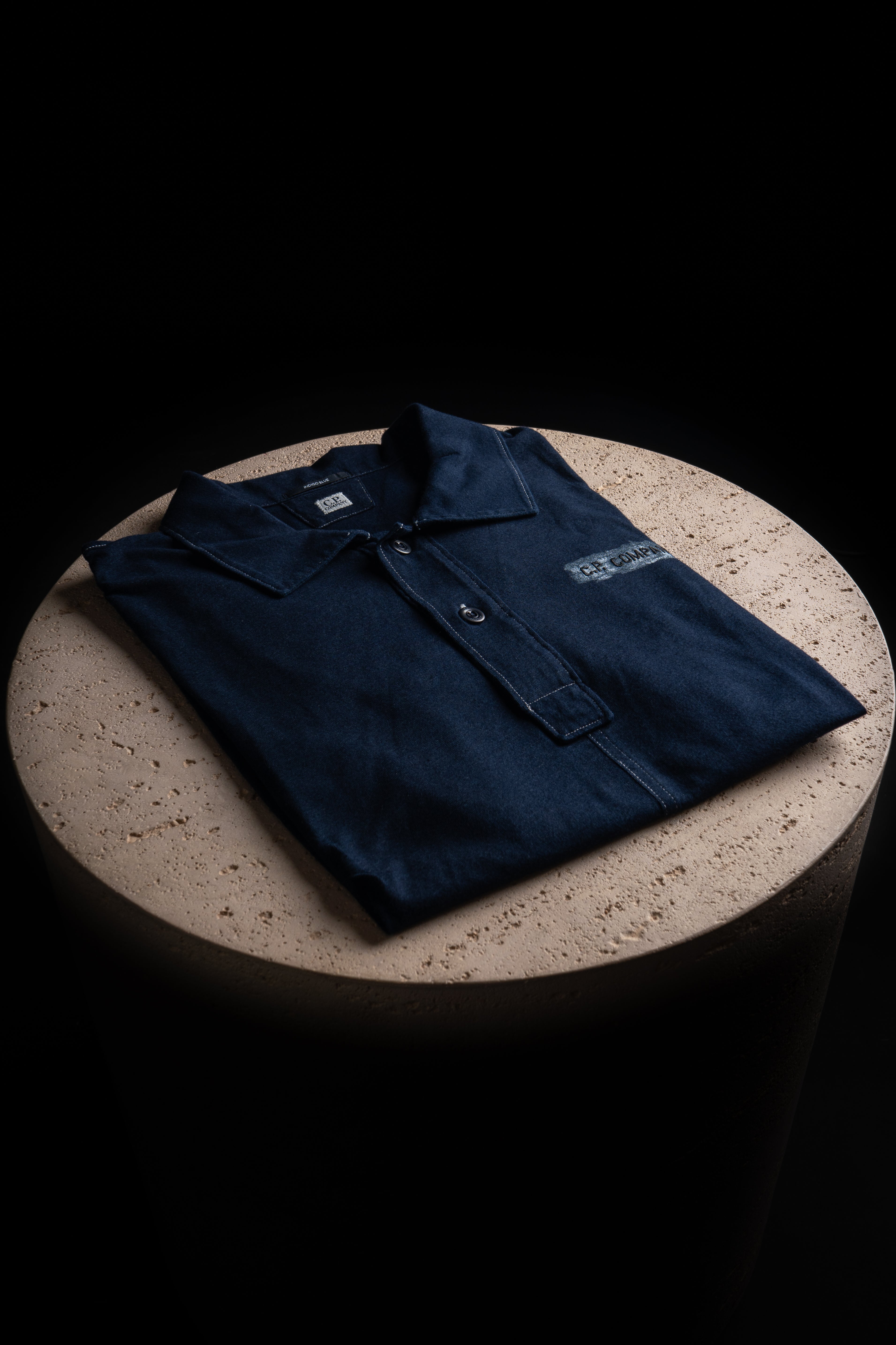 Polo short sleeve CP Company Bleu