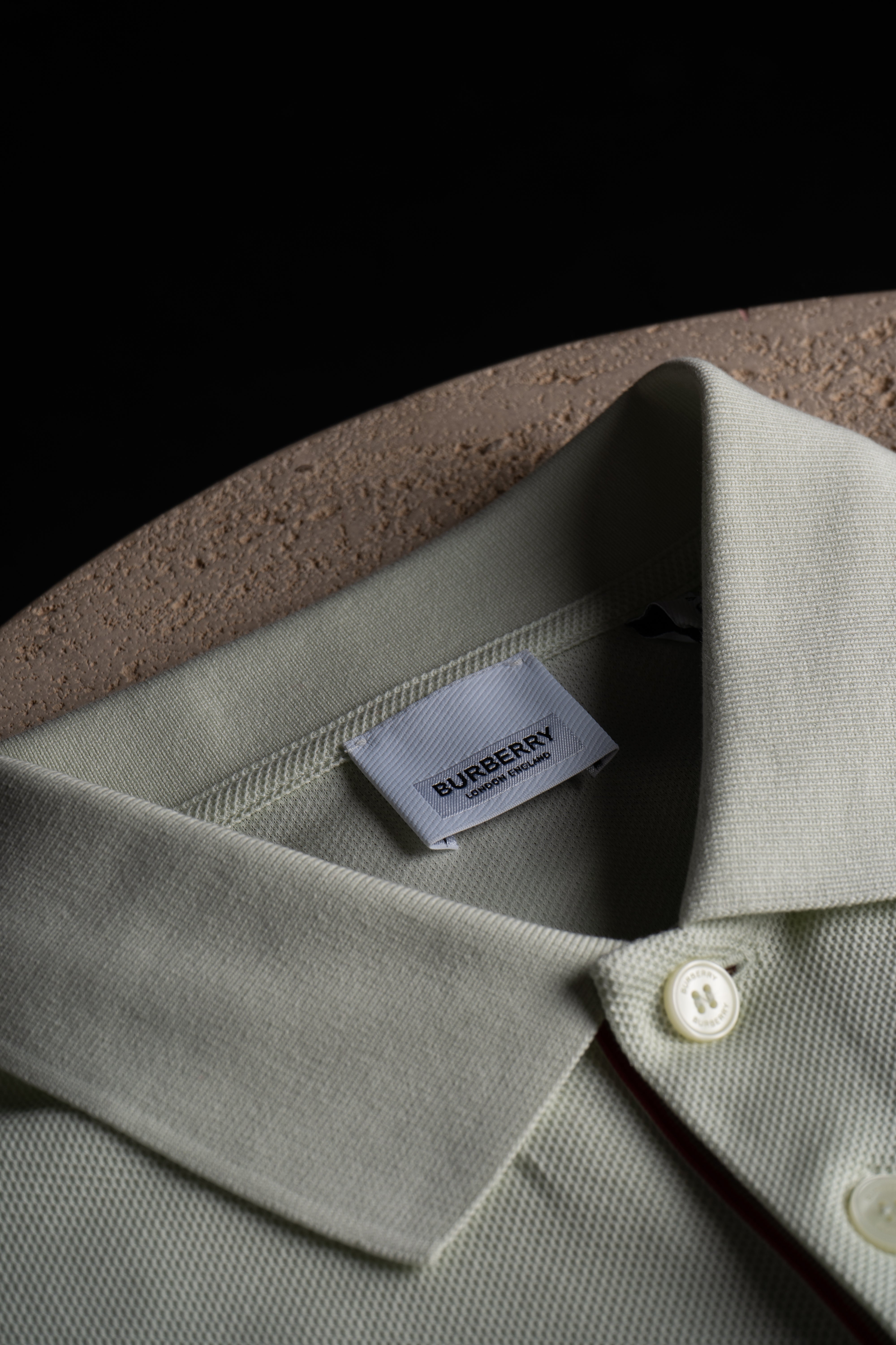 Polo Burberry Vert pâle