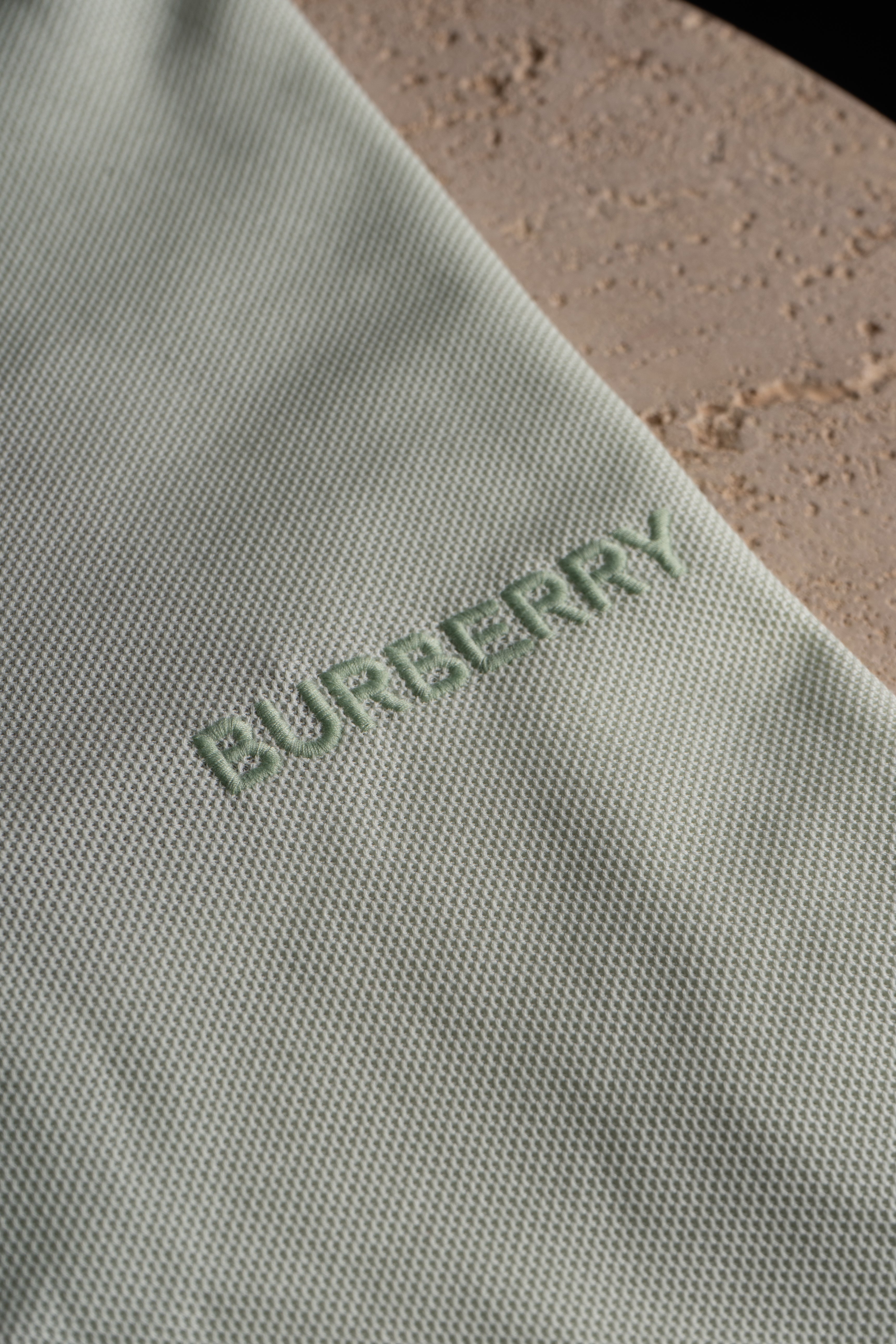 Polo Burberry Vert pâle