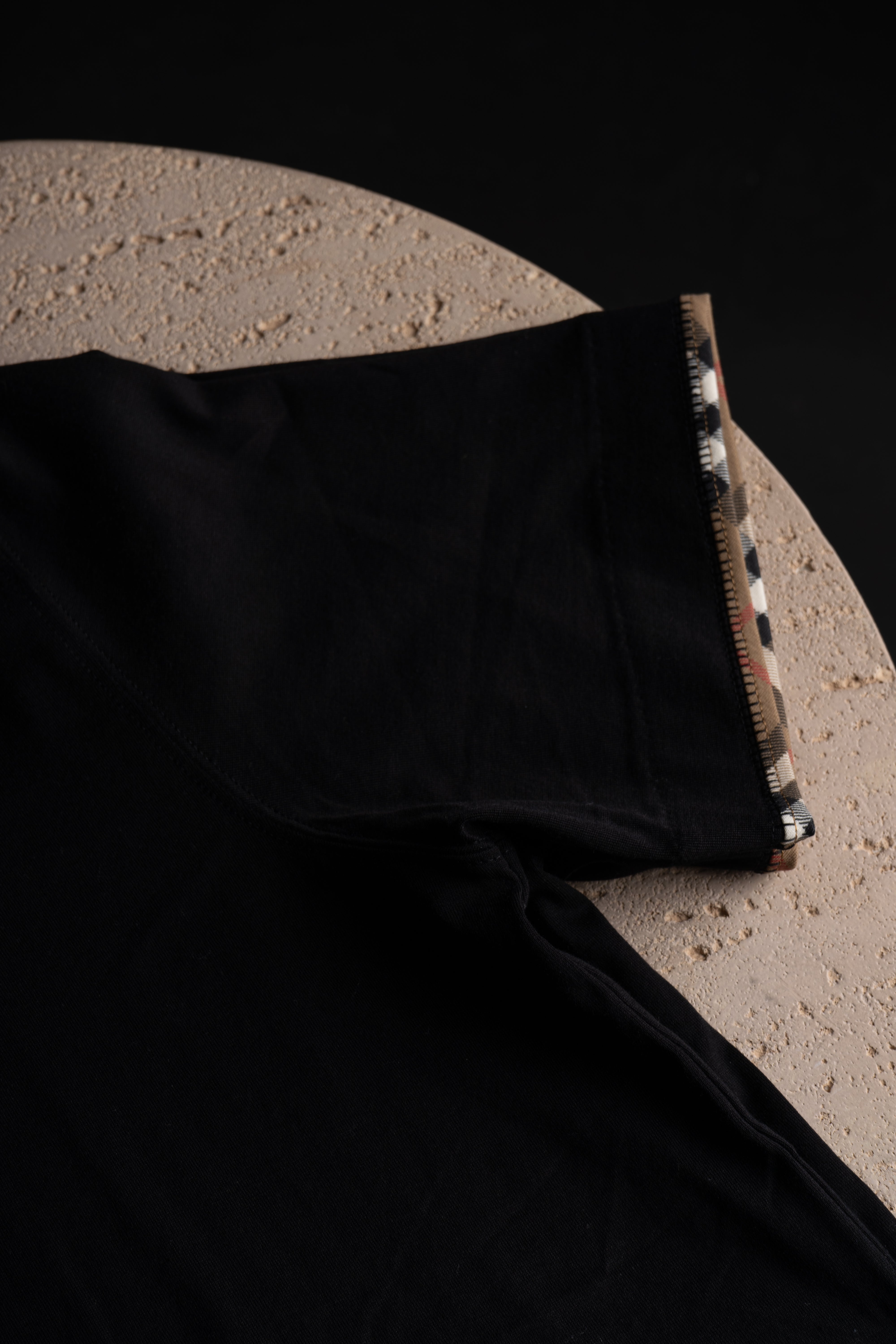 T-shirt Burberry Noir détail manche