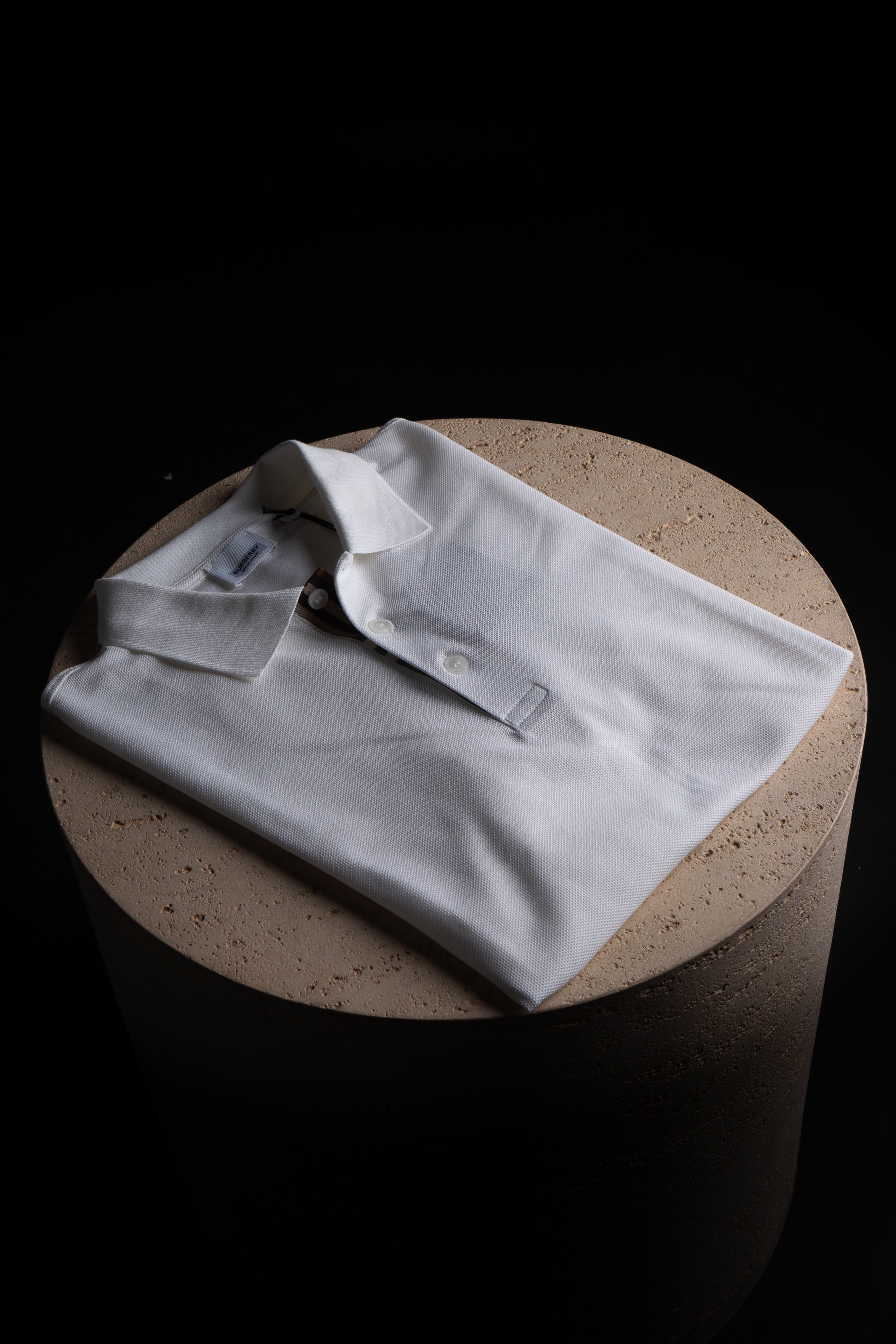 Polo Burberry Blanc