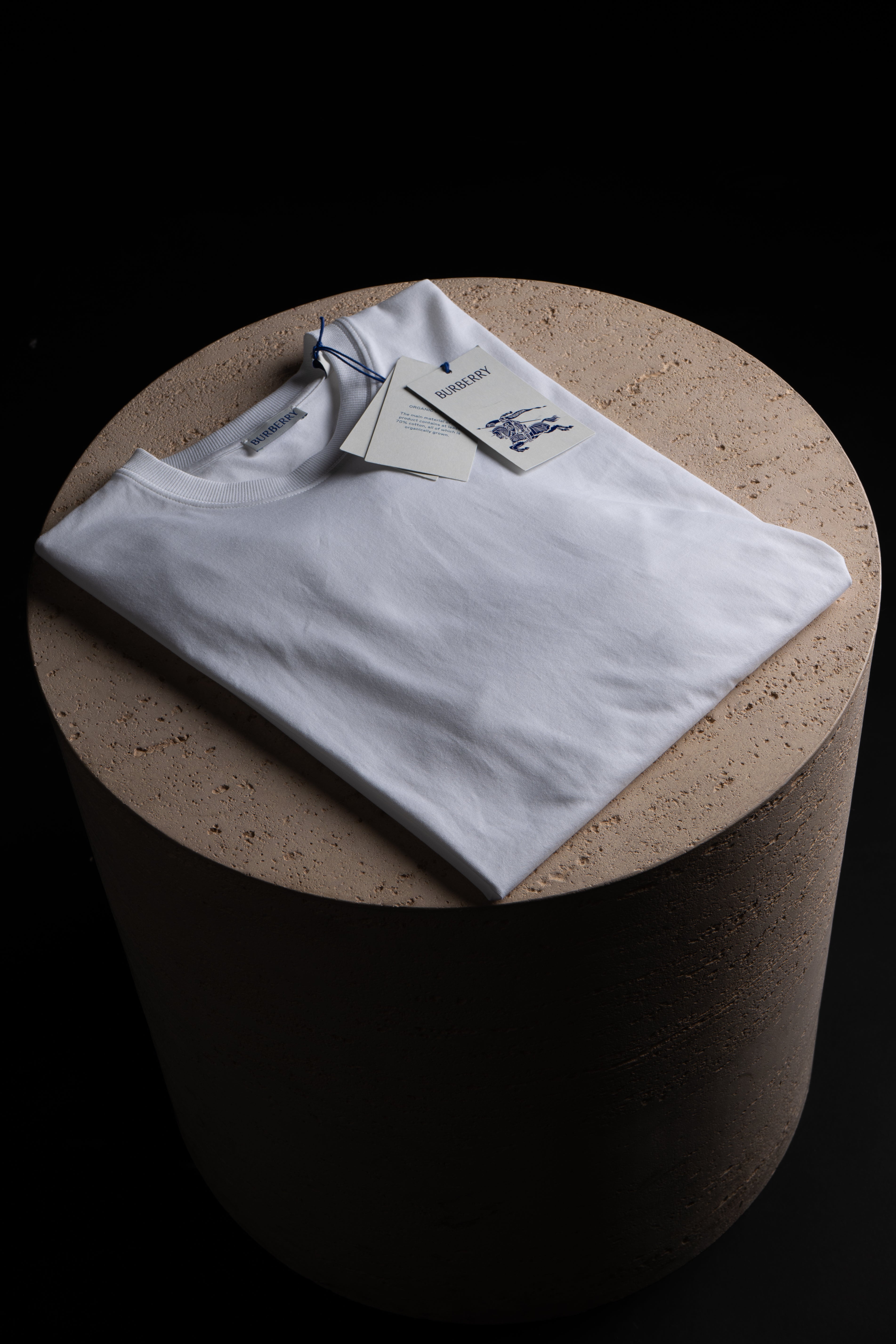 Long Sleeve Burberry Blanc