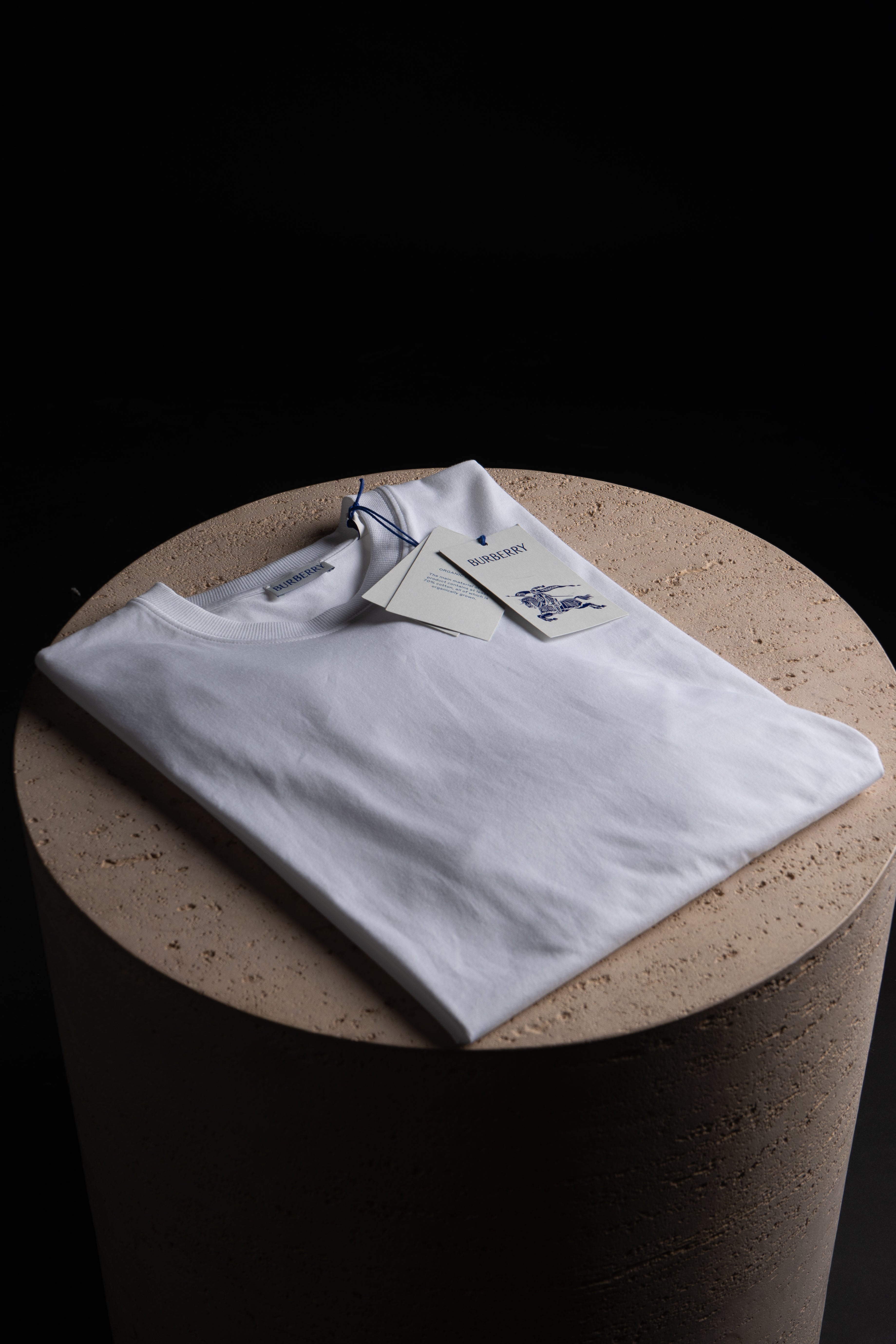 Long Sleeve Burberry Blanc