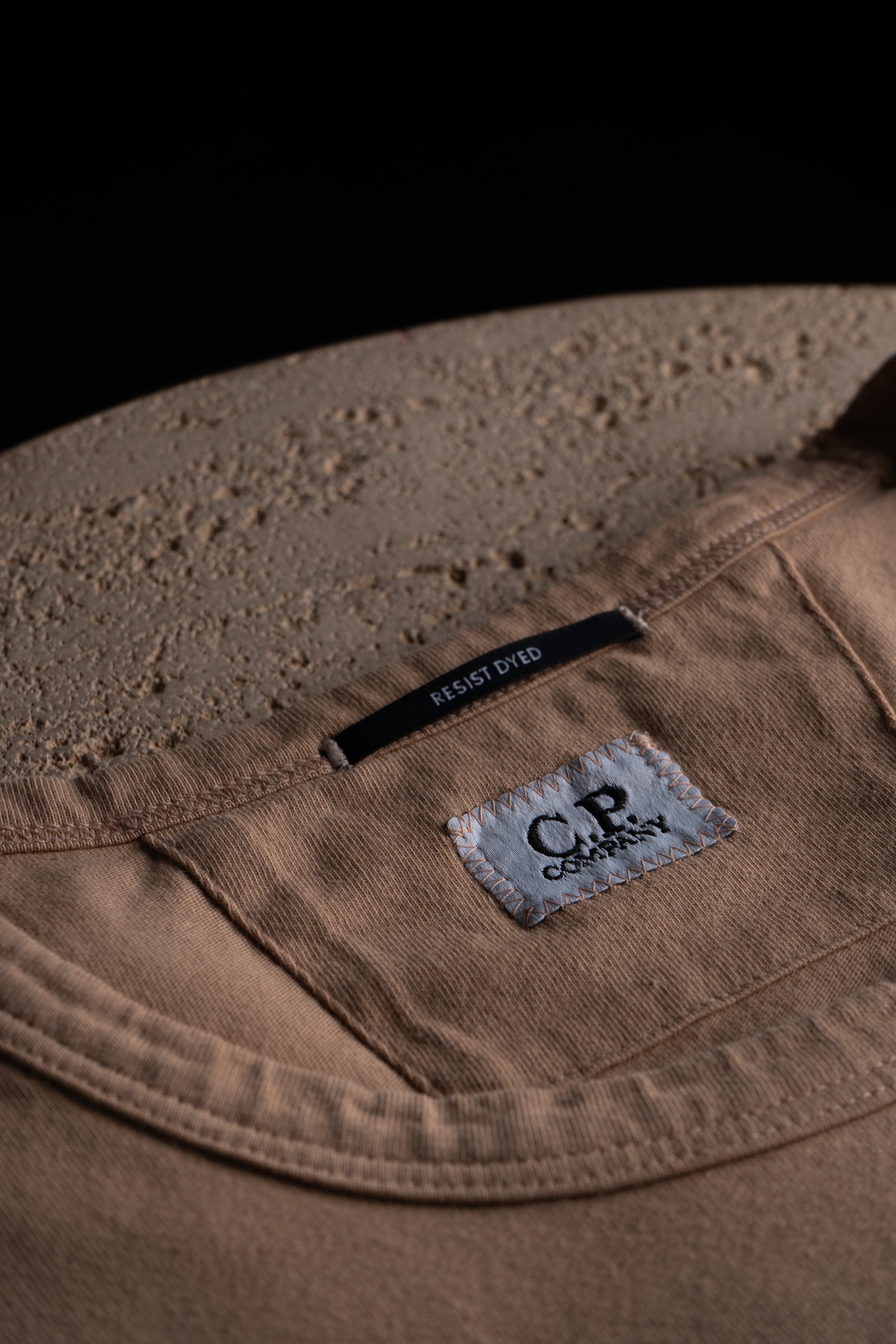 T-shirt CP Company Beige Foncé