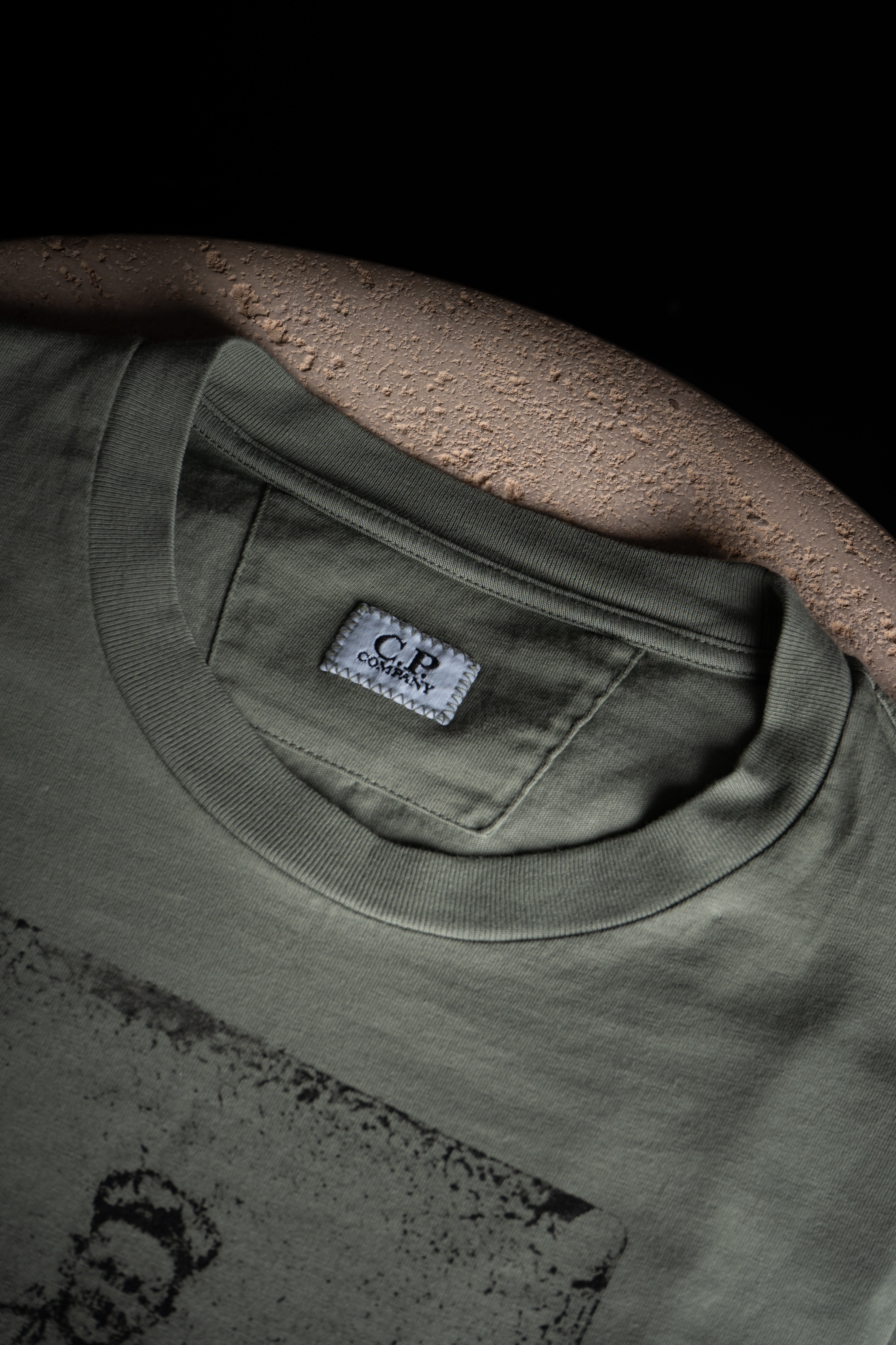 T-shirt CP Company Vert