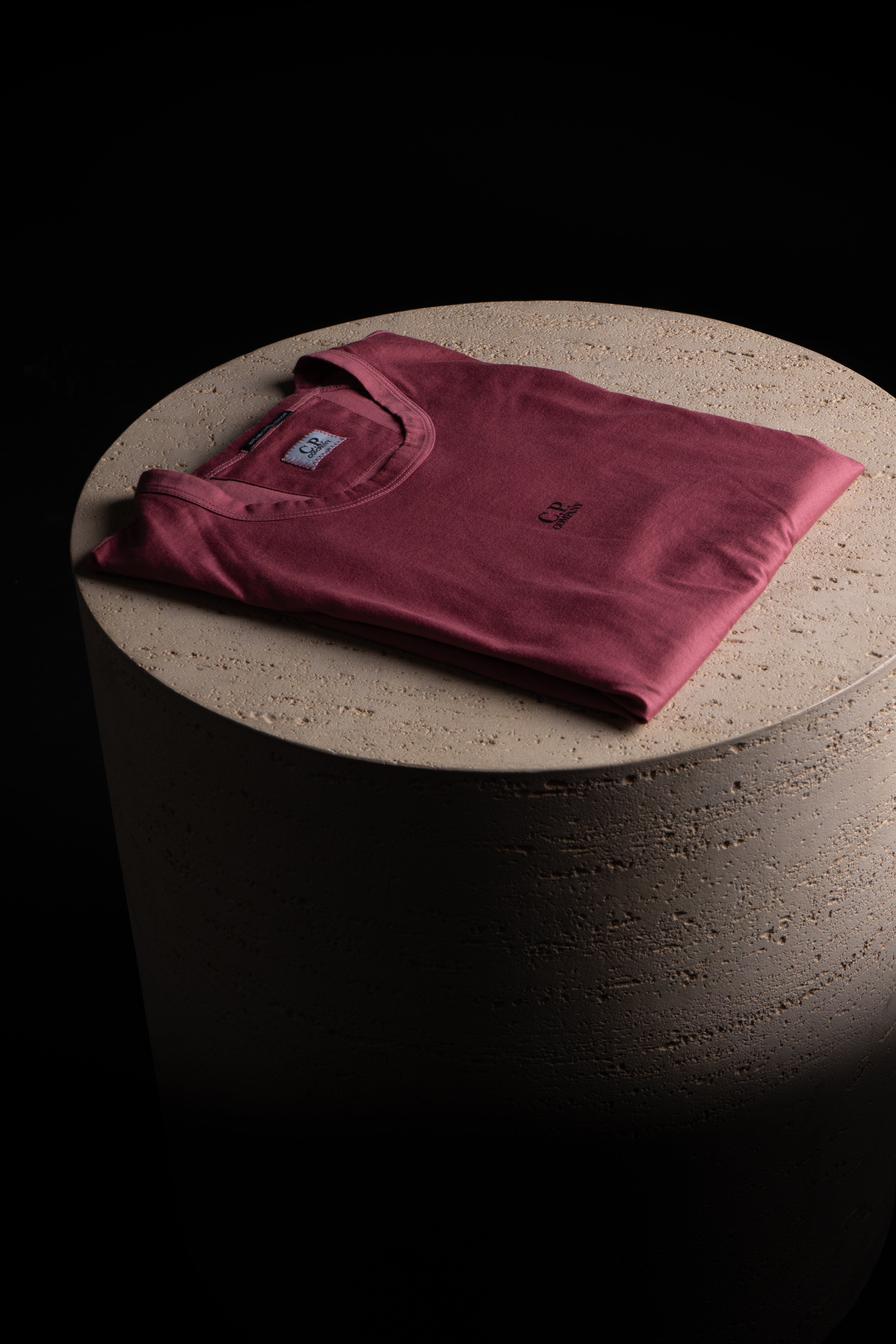 T-shirt CP Company Rose foncé